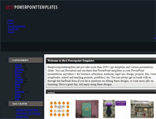 Tablet Screenshot of bestpowerpointtemplates.net