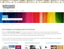 Tablet Screenshot of bestpowerpointtemplates.com